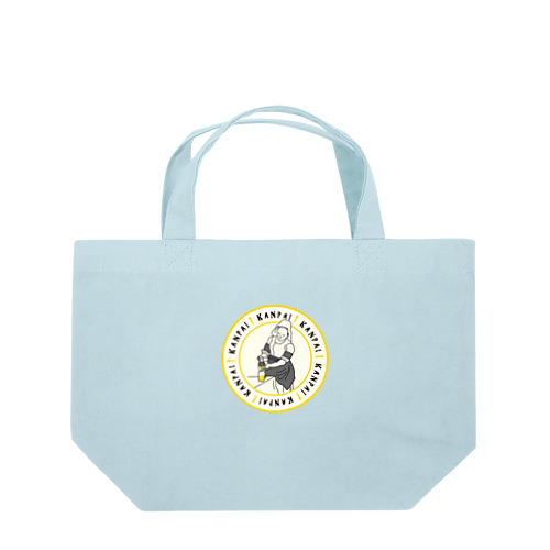 名画 × BEER（牛乳を注ぐ女）ワッペン風 Lunch Tote Bag