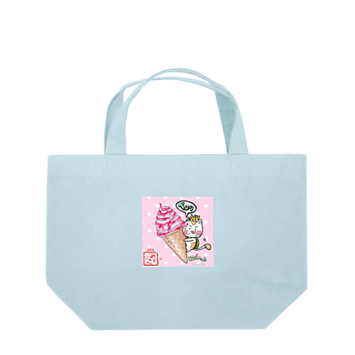 【夏アイス☆れぉにゃん】 Lunch Tote Bag