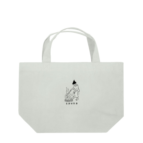 sauna シンプルランチトートバッグ Lunch Tote Bag