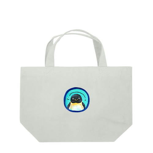 じーっとみつめてくるペンギン Lunch Tote Bag