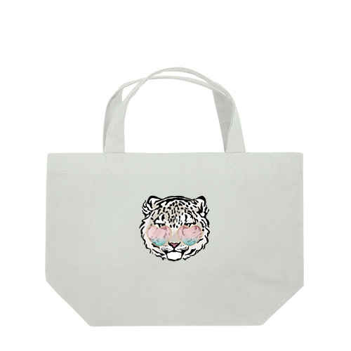 Snow Leopard Lunch Tote Bag