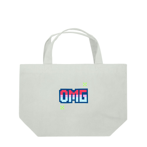 OMG❎ドット絵文字 Lunch Tote Bag