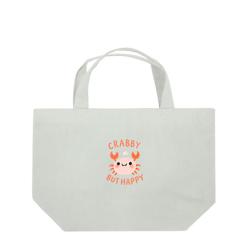 CRABBY BUT HAPPY Lunch Tote Bag