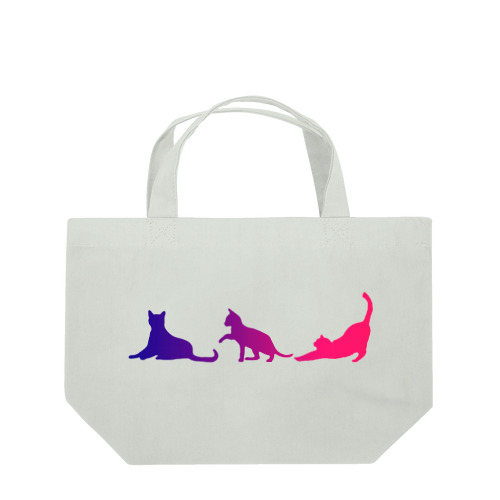 三つ子猫 Lunch Tote Bag