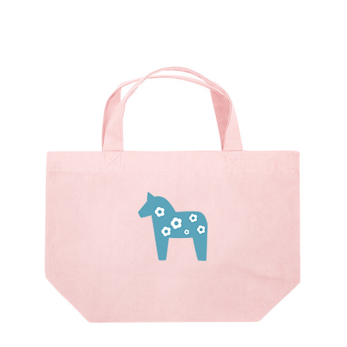 青いダーラナホース Lunch Tote Bag