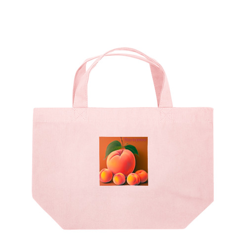 ピンクと言えば桃🍑 Lunch Tote Bag