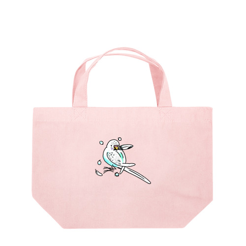 換羽なセキセイインコさん Lunch Tote Bag