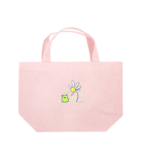 ふんわりやさしいカモミールさん　「なにしているの？」 Lunch Tote Bag