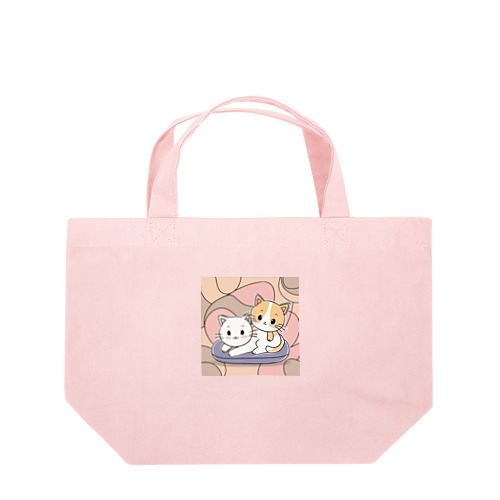 仲良しニャンコ🐈🐾 Lunch Tote Bag