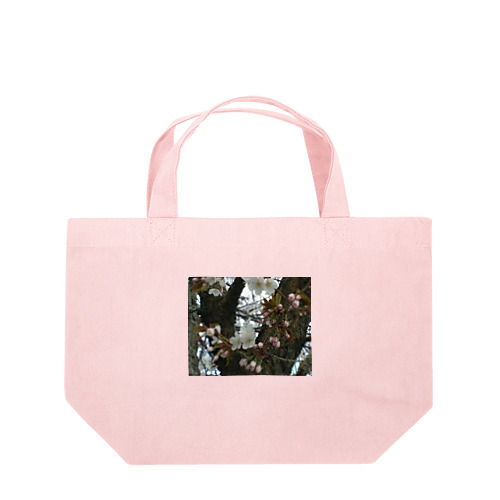201605121700000　曇り日の桜 Lunch Tote Bag