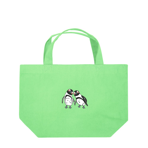 仲良しのケープペンギンさんたち🐧🐧① Lunch Tote Bag