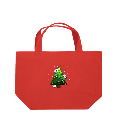 ニャンコの楽しいクリスマス Lunch Tote Bag