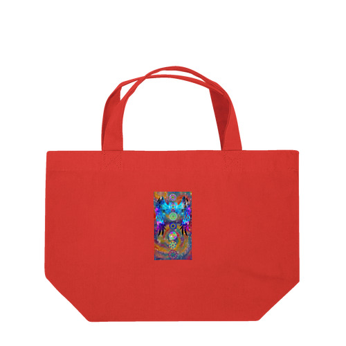Guardian angel wing cakra balance Lunch Tote Bag