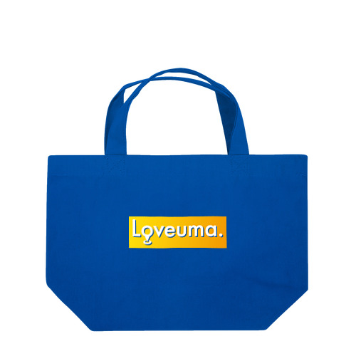 Loveuma. Box Logo ランチトートバッグ