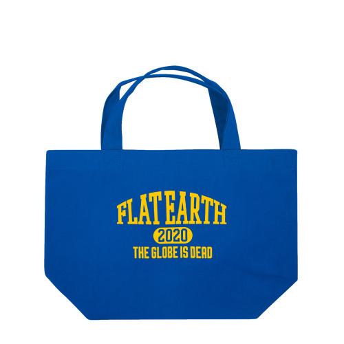 カレッジ風(ミシガンカラー)　フラットアース FLATEARTH Lunch Tote Bag