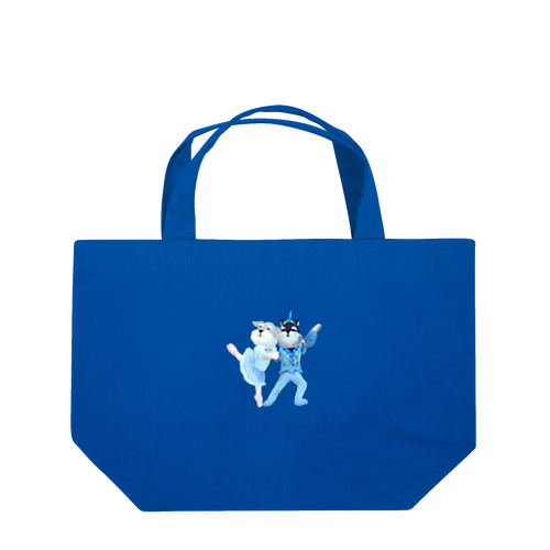 シュナウザーの青い鳥とフロリナ王女 Lunch Tote Bag