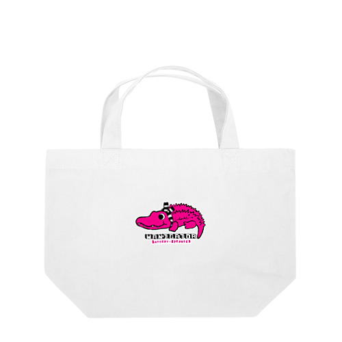 ワニくん ピンク 0624 WANIGATOR ロゴ Lunch Tote Bag