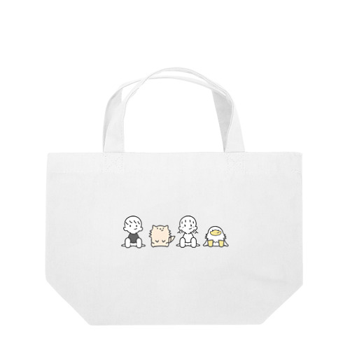 全員そろって暮らしを楽しむ Lunch Tote Bag