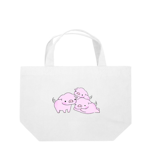 3匹のこぶた Lunch Tote Bag