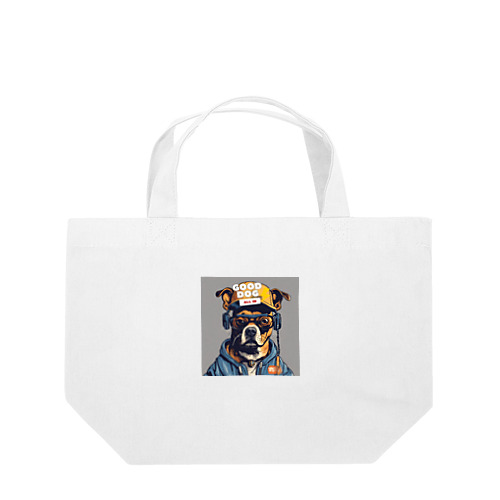 ちょっとストリート感のある犬のデザインです。 Lunch Tote Bag