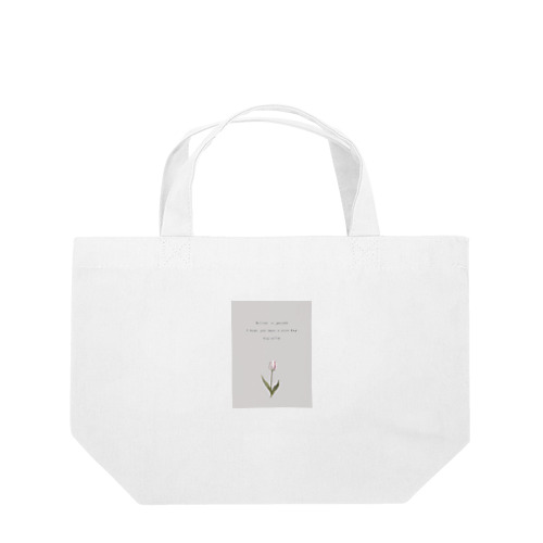 Salted vanilla condensed milk strawberry ice cream . Lunch Tote Bag