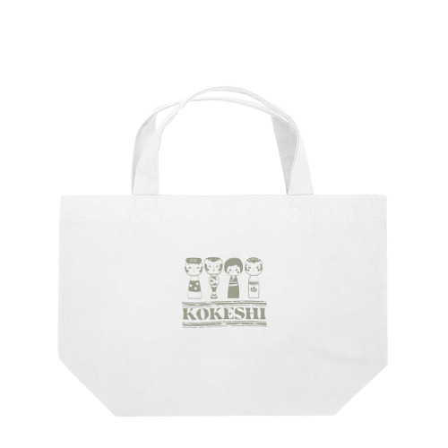 伝統こけしのランチトートバッグ Lunch Tote Bag