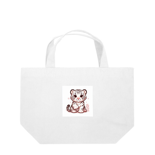 ほわいとたいがー Lunch Tote Bag