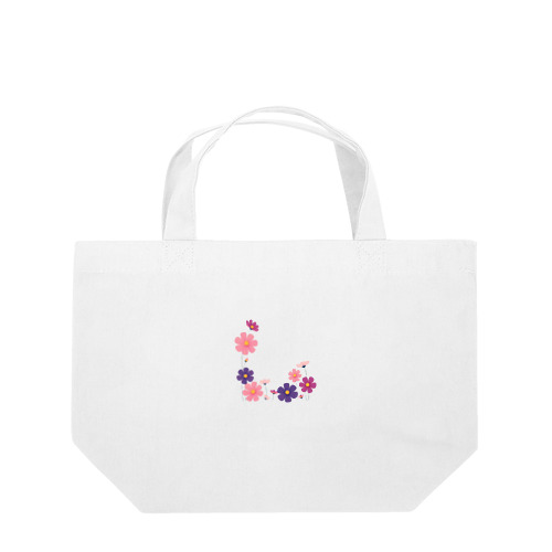 美しいコスモスの花❀ Lunch Tote Bag