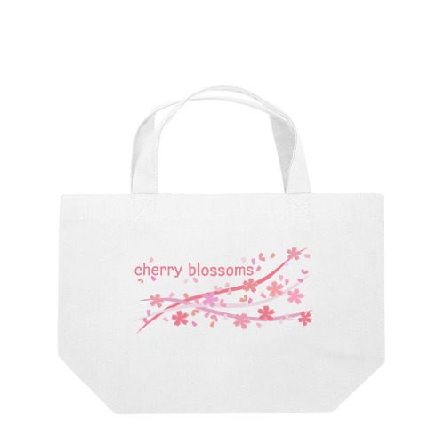 cherry blossoms Lunch Tote Bag