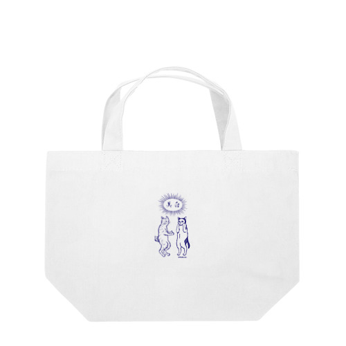 美白猫 Lunch Tote Bag