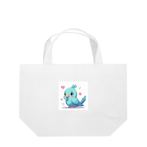 幸せの青いインコちゃん💞 Lunch Tote Bag