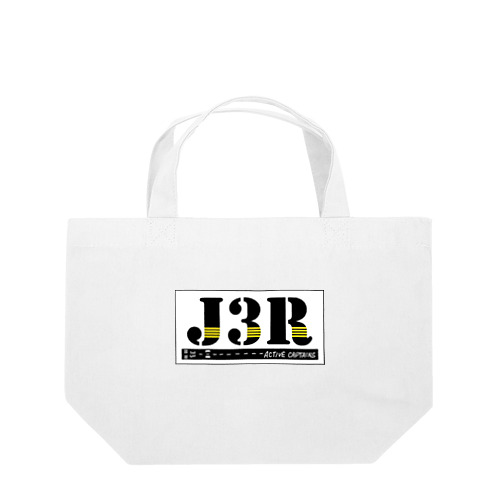 【Threefall Japan Aviation 】J3Rロゴ（TFJAバージョン:3ch手書き） ランチトートバッグ