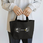 ビールとアート TM-3 Designの名画 × BEER（風神雷神）白線画 Lunch Tote Bag