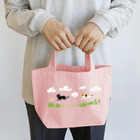 たびねこグッズSHOPのたびねこあぜ道の二人 Lunch Tote Bag