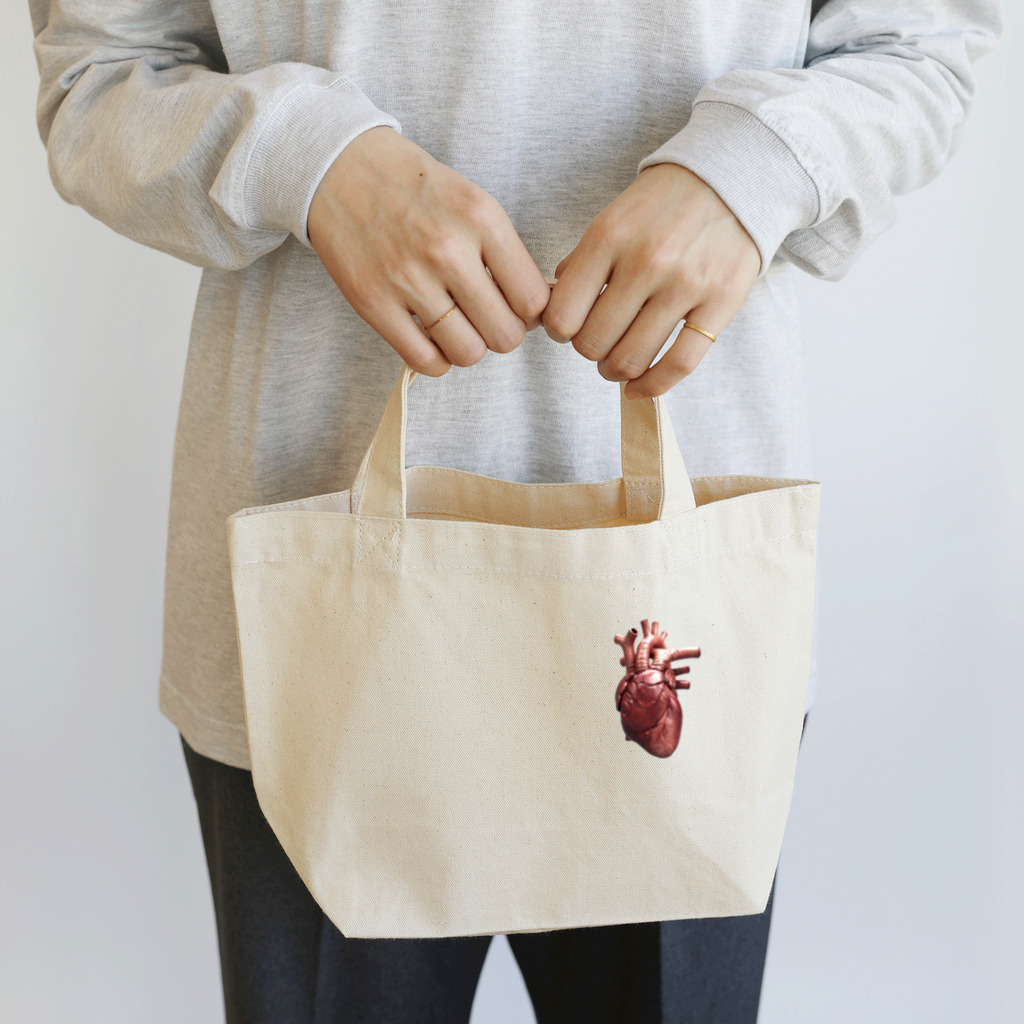 ALL_OVERDOSEのTHE Heart Lunch Tote Bag