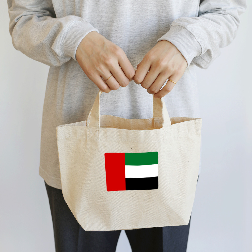 お絵かき屋さんのアラブ首長国連邦の国旗 ランチトートバッグ