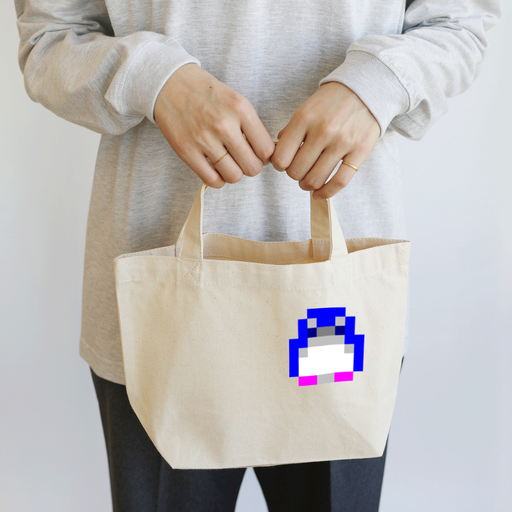 ヤママユ(ヤママユ・ペンギイナ)の8bit Little Blue Fairy Lunch Tote Bag
