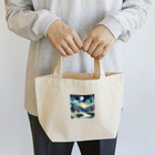 オーロラの里の夜の幻想 Lunch Tote Bag