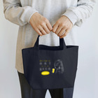 TM-3 Designの名画 × BEER（真珠の耳飾りの少女・アートとビールのマリアージュ）白線画 Lunch Tote Bag