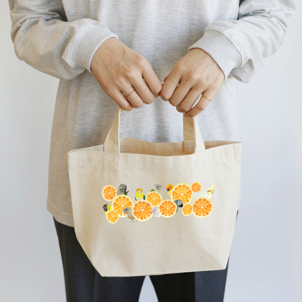 mariechan_koboの060 Citrus Hide and Seek Lunch Tote Bag