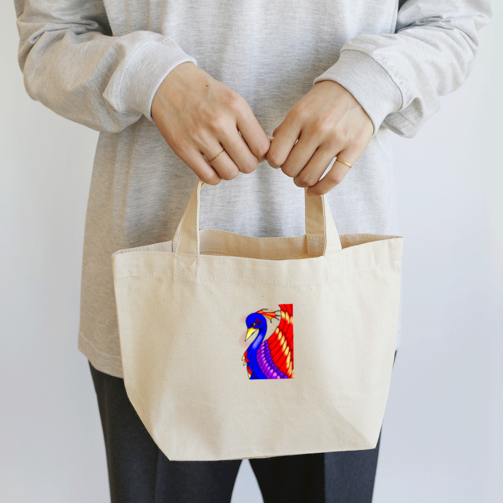 greetenの不死鳥アート  幻想世界 Lunch Tote Bag