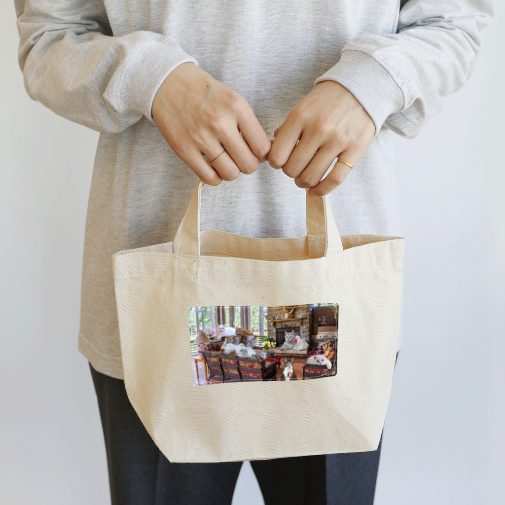 りんころRinのソーing部の全員集合 Lunch Tote Bag