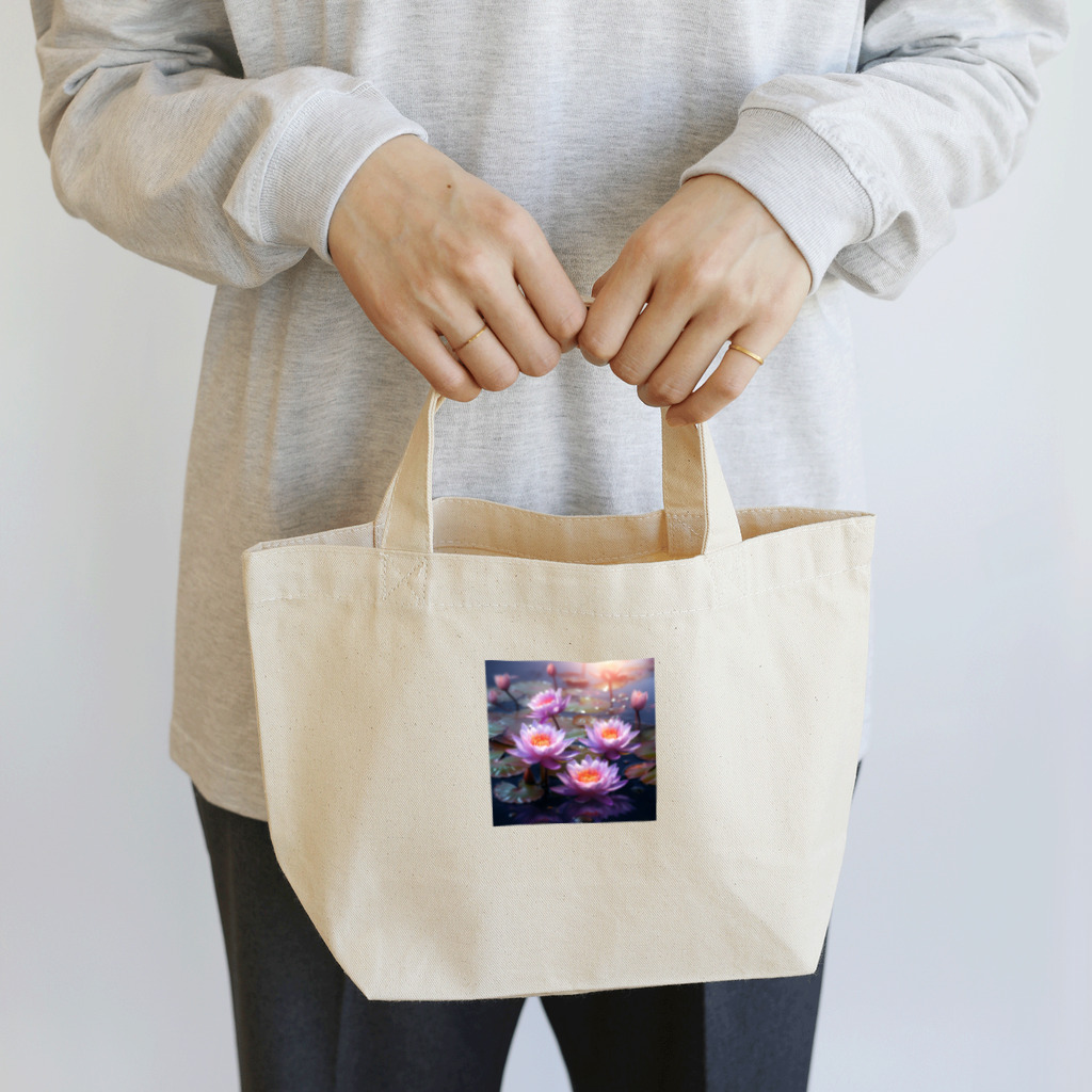 AQUAMETAVERSEの睡蓮　なでしこ1478 Lunch Tote Bag