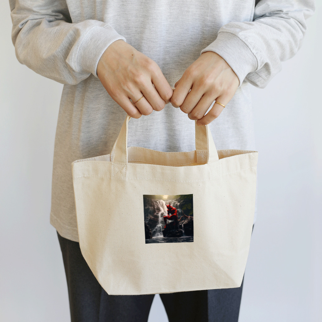 stonefishの考える赤鬼さん Lunch Tote Bag