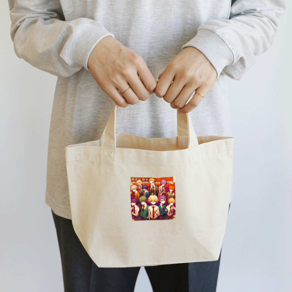 momonekokoのイケメン大集合 Lunch Tote Bag