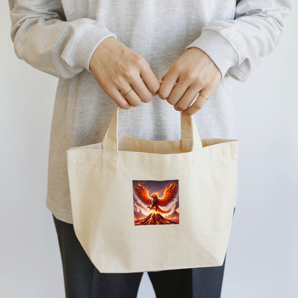 tenshinranmanのマグマファルコン1 Lunch Tote Bag