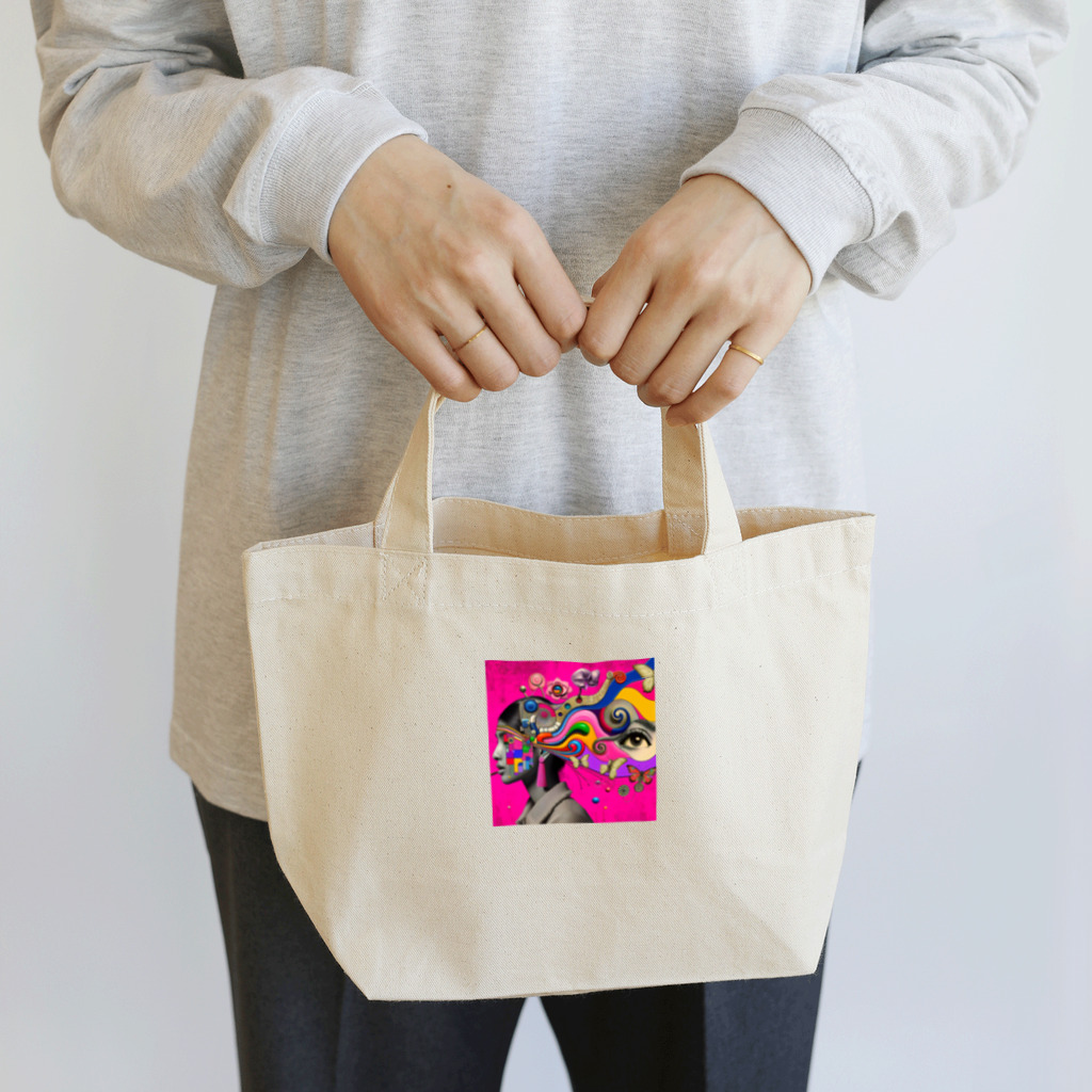 hirokikojimaの思考爆裂 Lunch Tote Bag