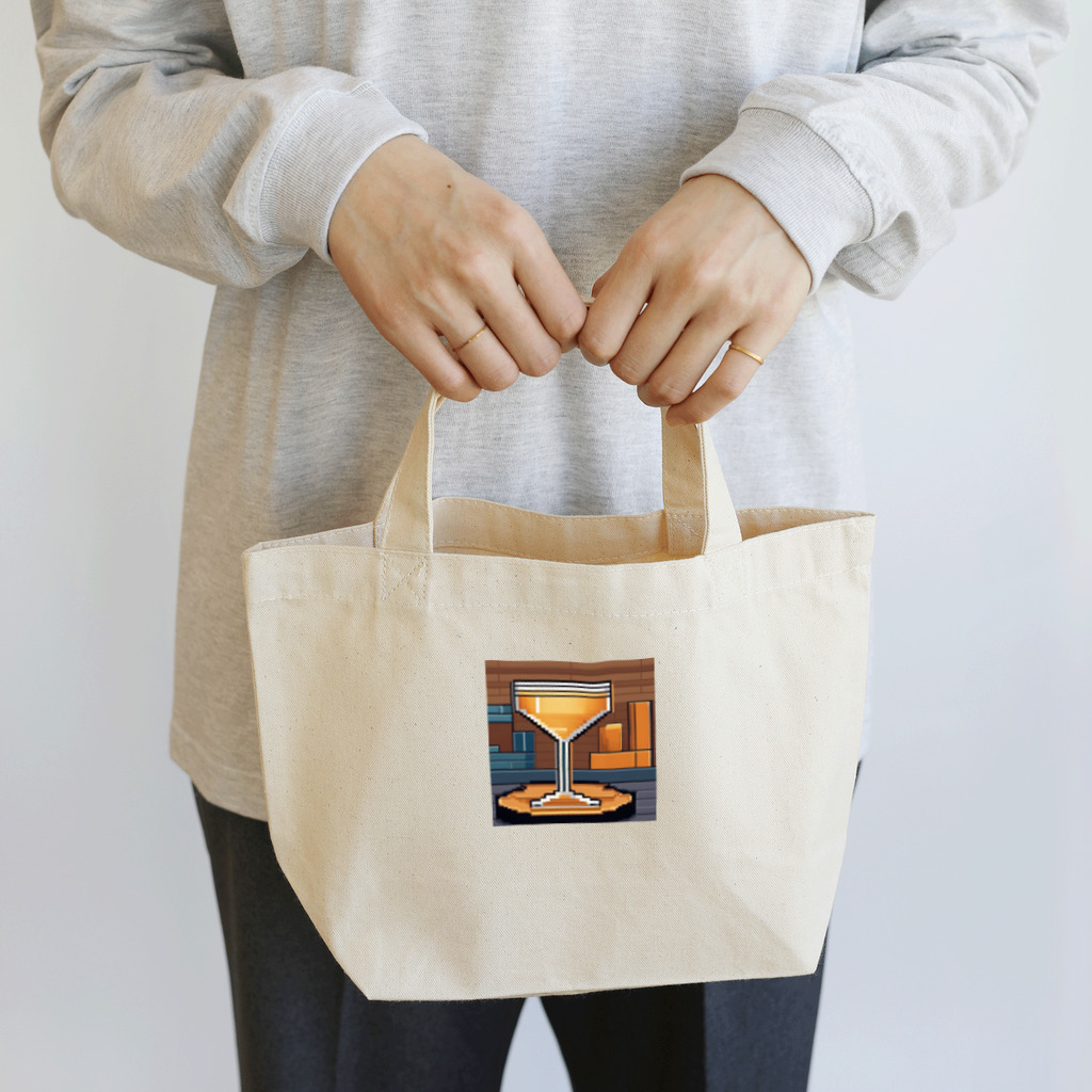 ROCKSWEBのドット絵　サイドカー Lunch Tote Bag