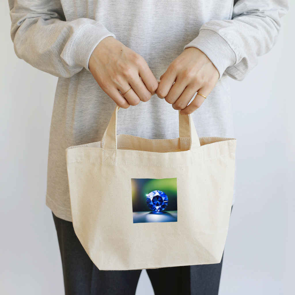 miki_6969のサファイヤの輝き Lunch Tote Bag