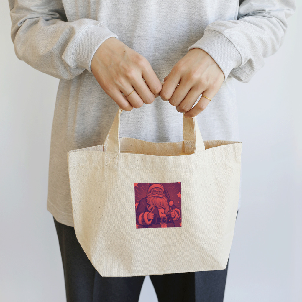 MAIDO⭐︎MAIDOのアメコミ風サンタクロース Lunch Tote Bag